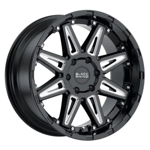 Black Rhino – RUSH – Black – 18″x9.5″ 12mm – Summer Wheels – 1895RSH126120B67